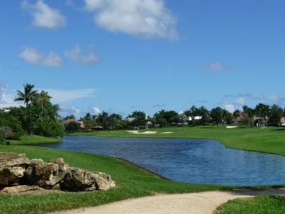 A lake in a Boca Raton park